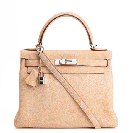 Hermes Kelly 28 Dalmatian Buffalo